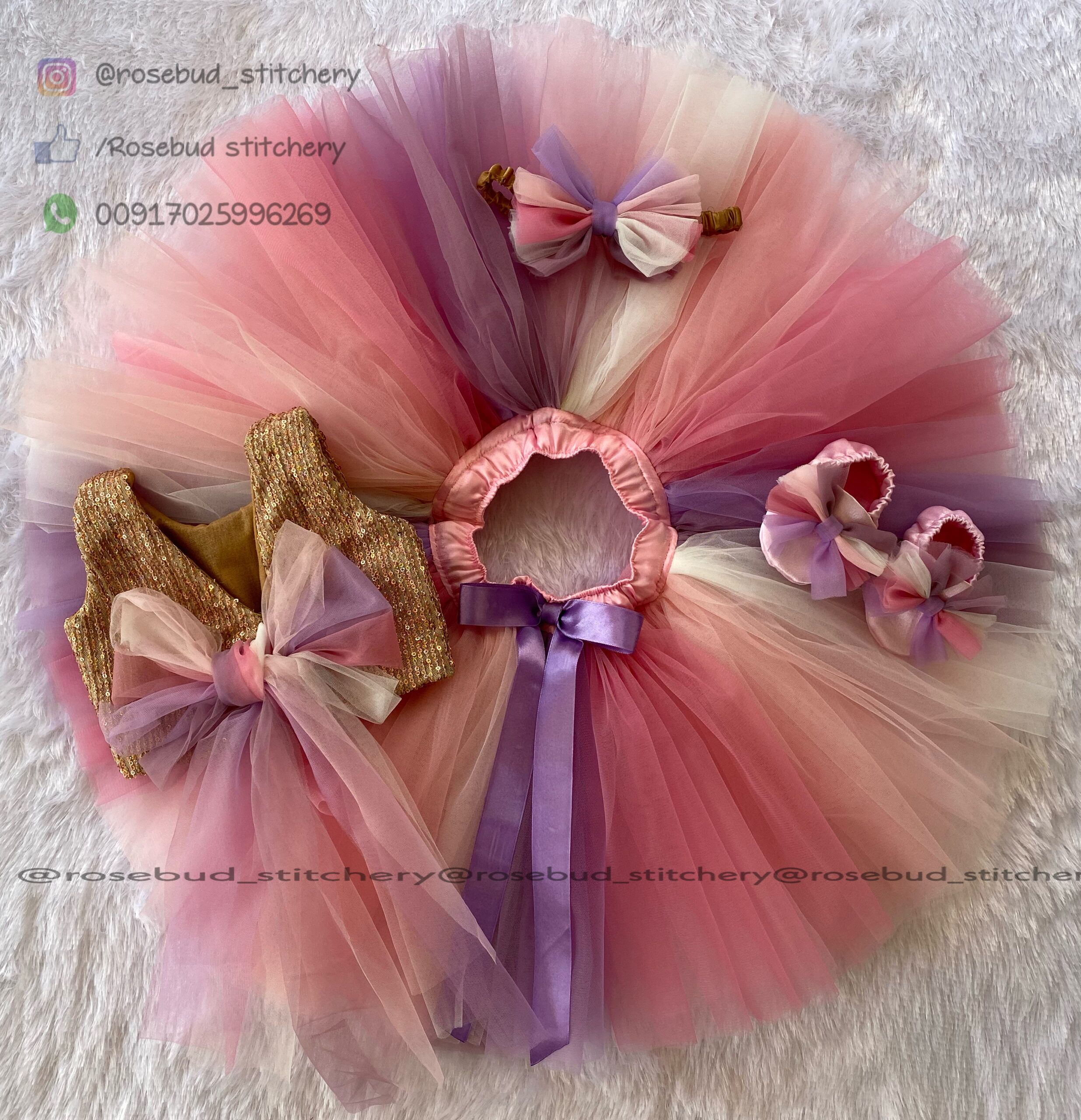 Multi coloured skirt and crop top - Image 2