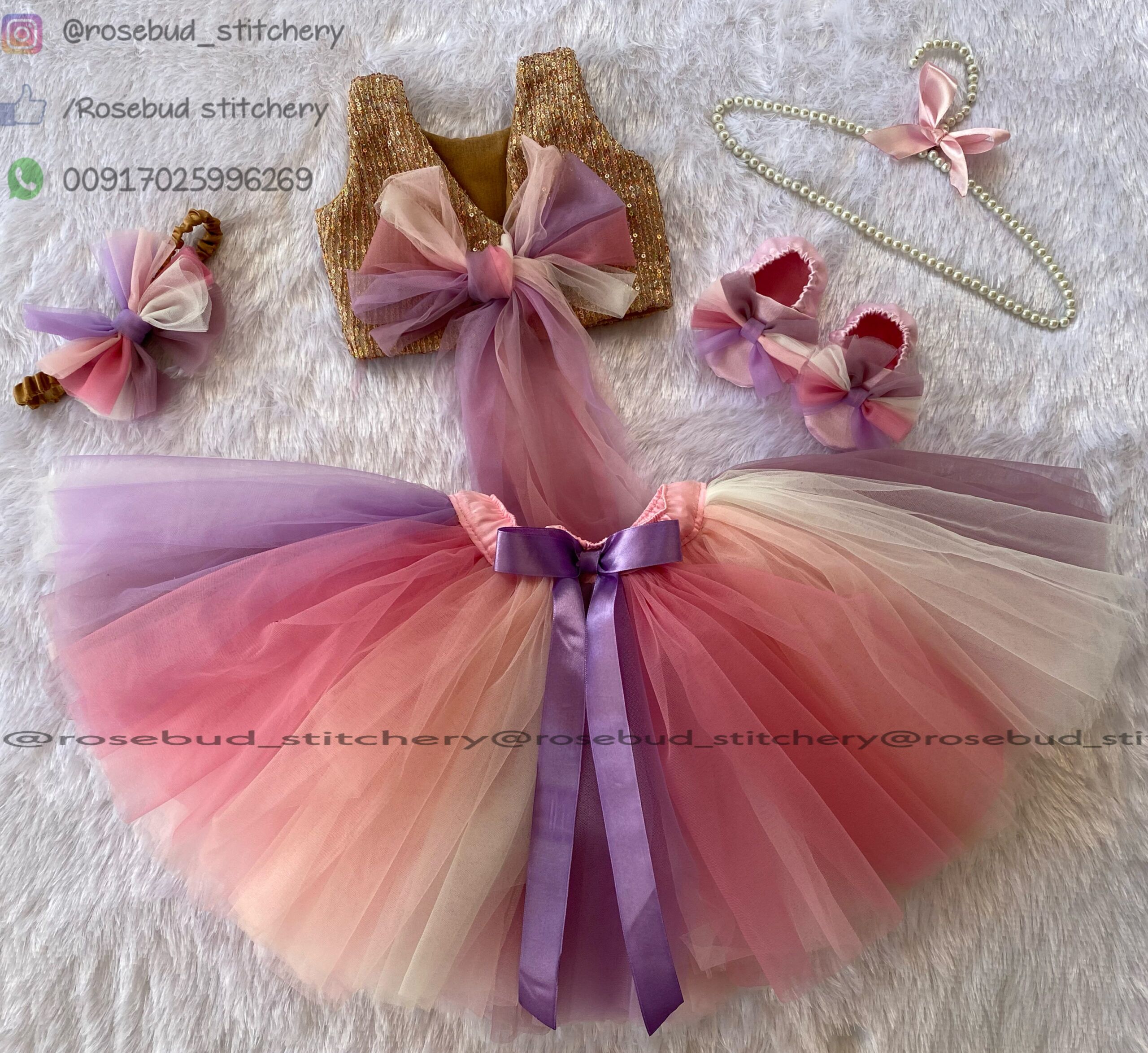 Multi coloured skirt and crop top - Image 4