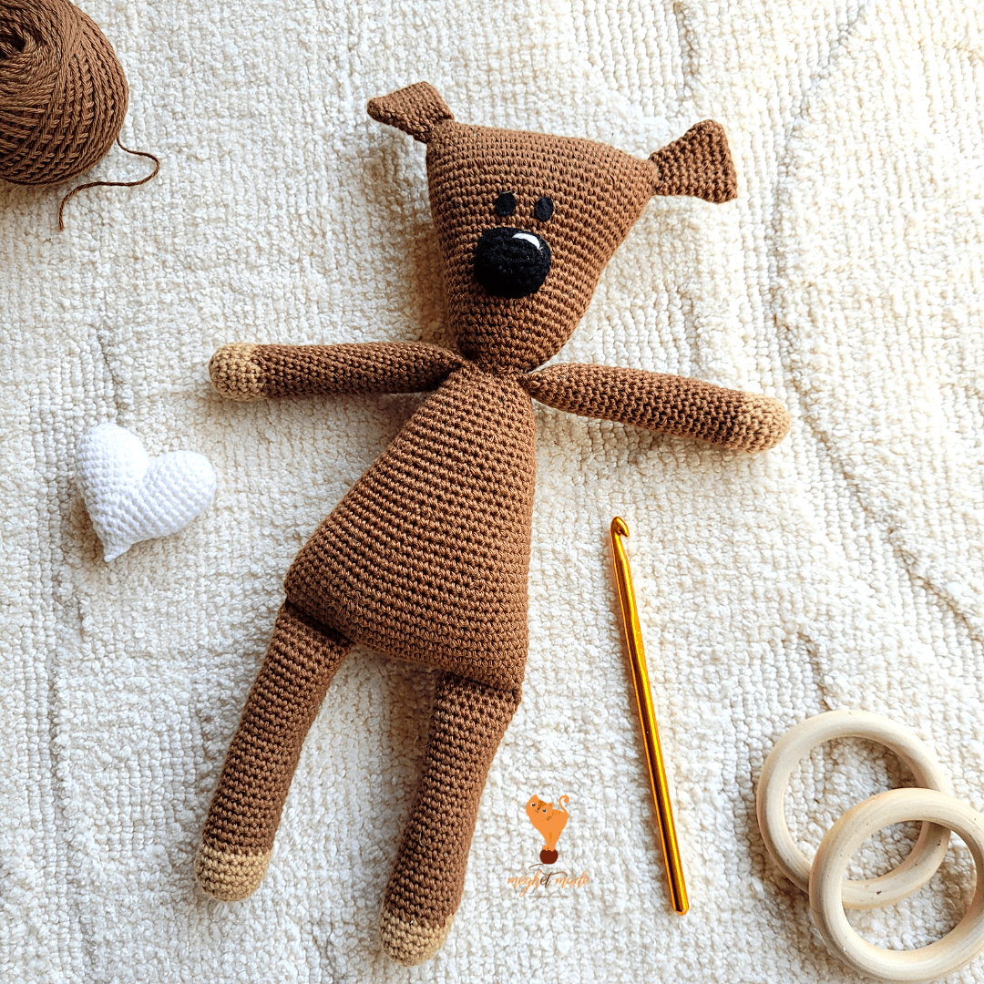Crochet Mr. Bean's Teddy Bear doll | Crochet Mr Bean Teddy | Mr Bean Teddy Bear