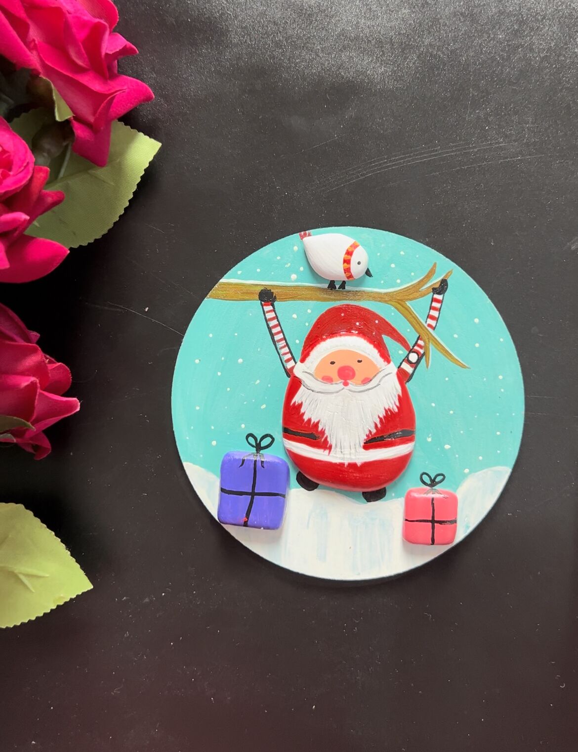 Christmas gifts | Santa Theme Fridge Magnet
