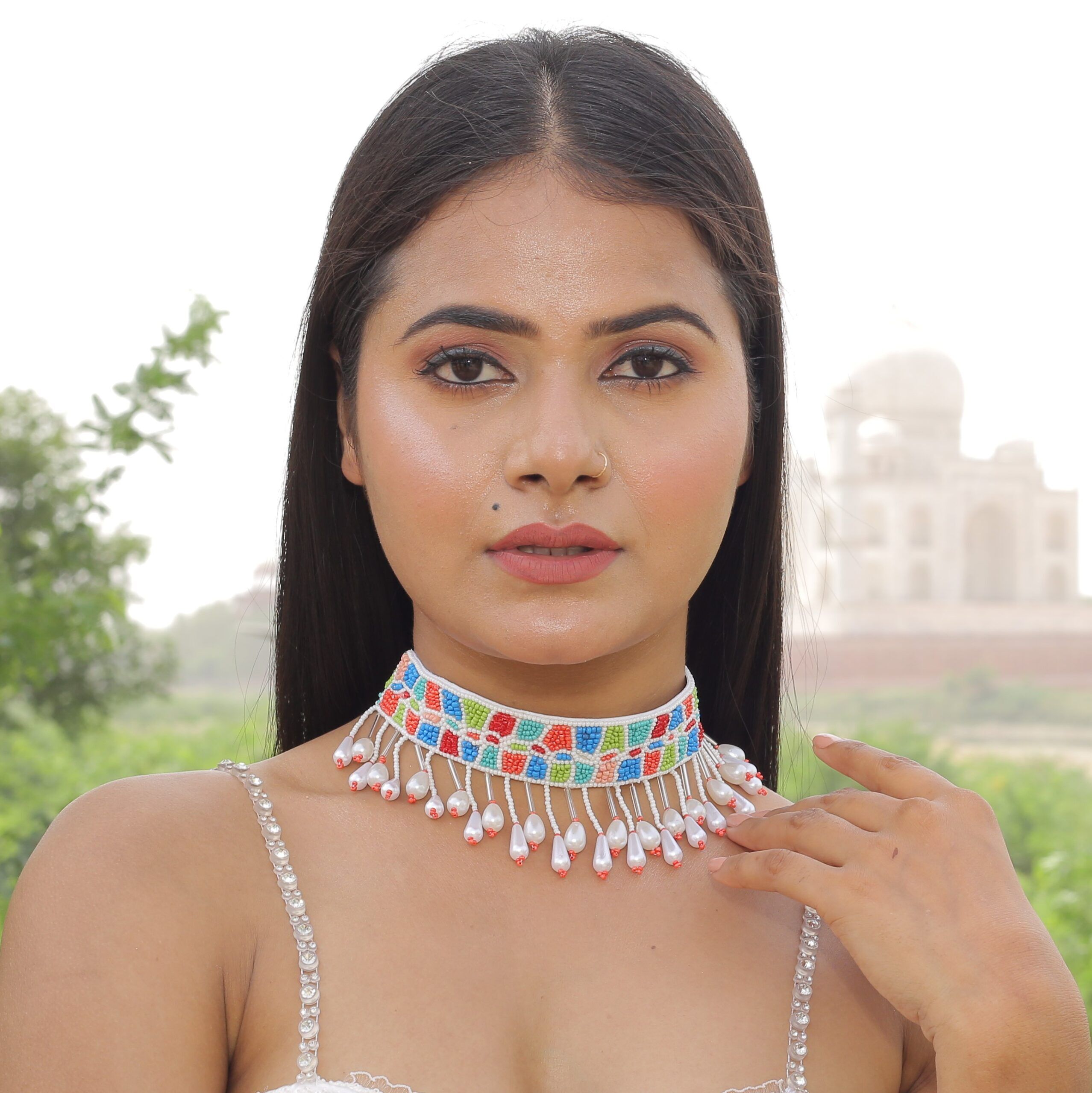 PGYG Multicolour Handmade Designer Jewelry Set For Women And Girl CS010 - Image 2