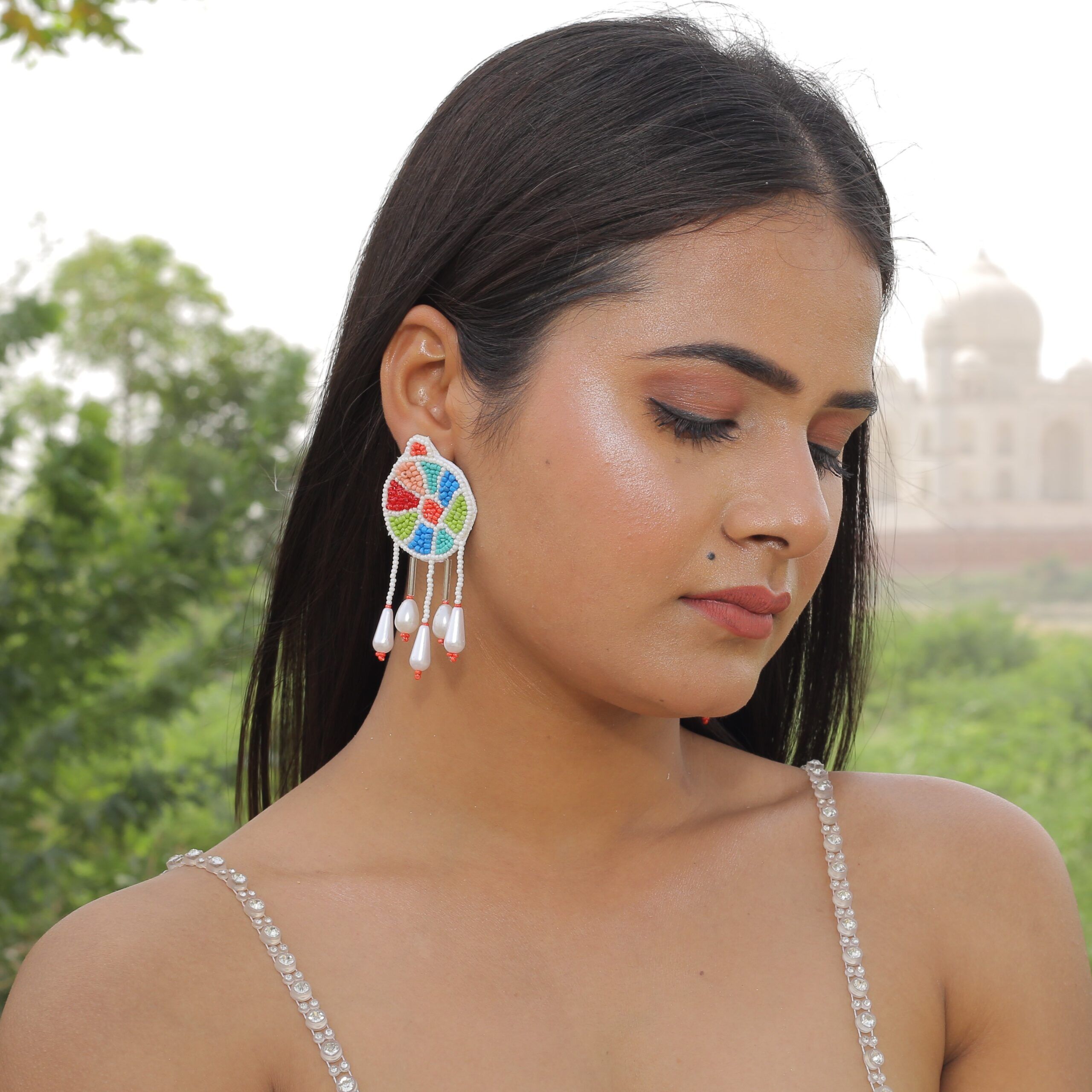 PGYG Multicolour Handmade Designer Jewelry Set For Women And Girl CS010 - Image 3