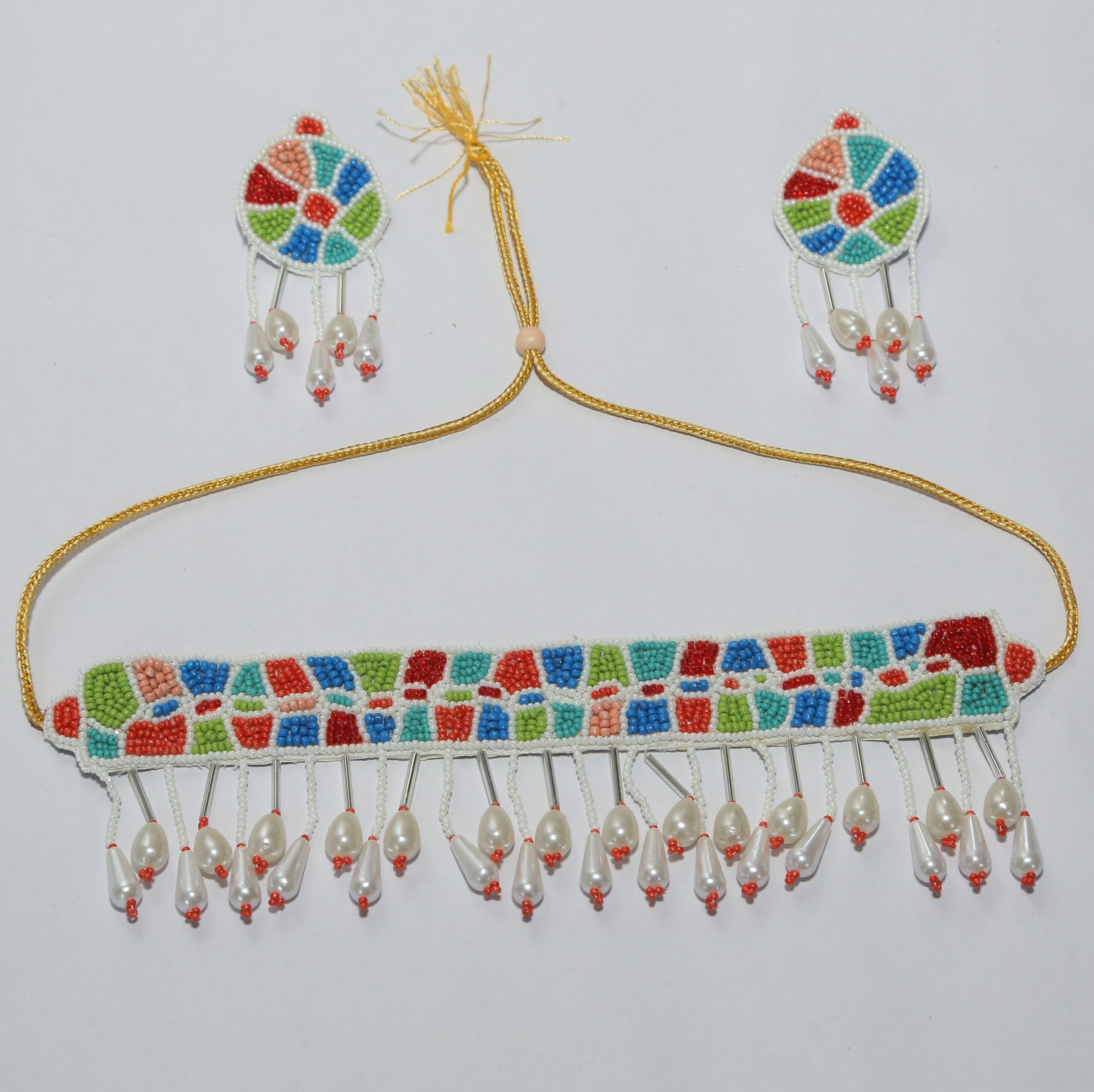 PGYG Multicolour Handmade Designer Jewelry Set For Women And Girl CS010 - Image 4