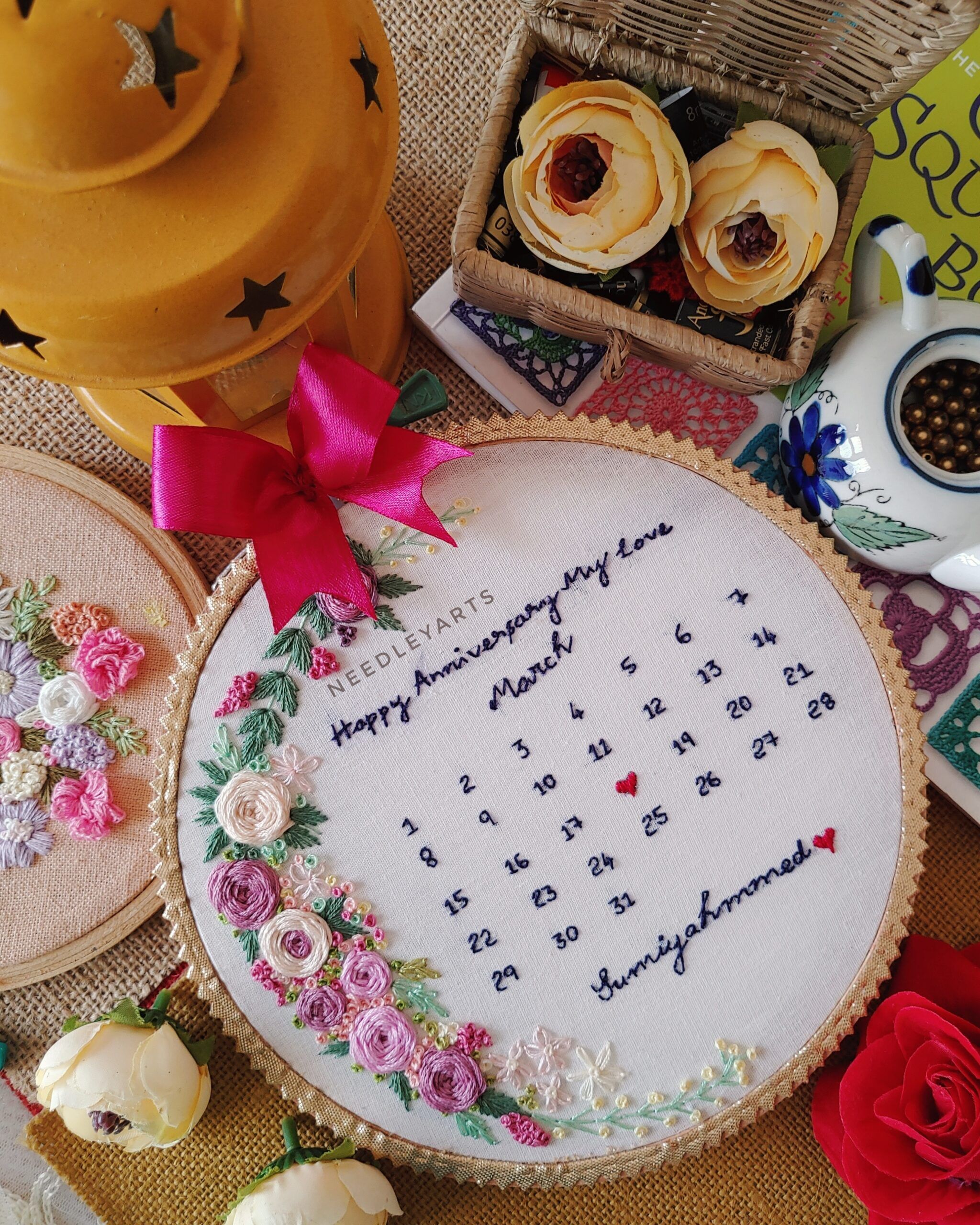 Birthday Embroidery Calendar