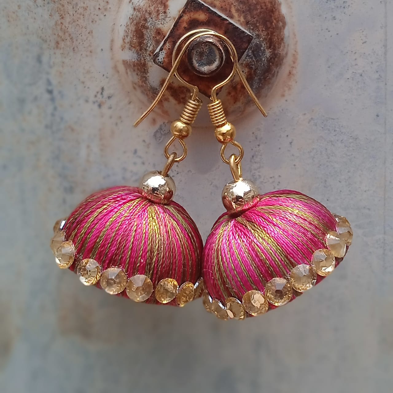 silk thread Jhumka (m) - Image 5