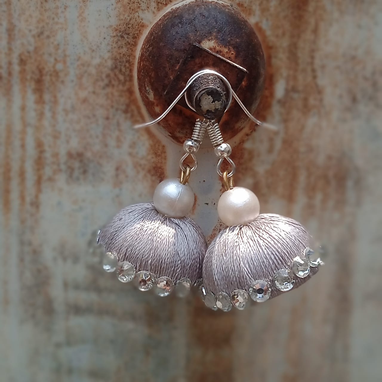 silk thread Jhumka (m) - Image 7