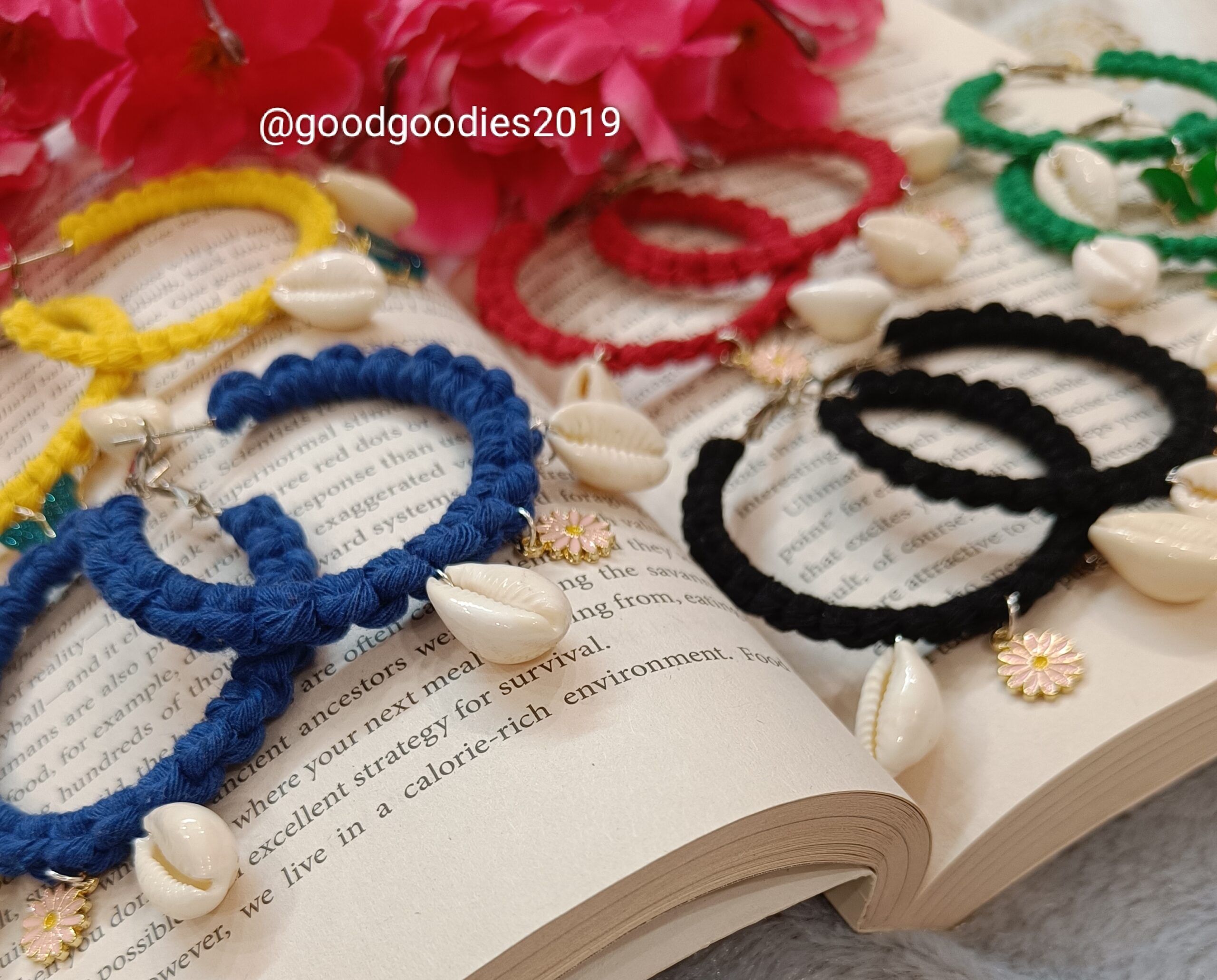 Macrame Jewellery|Round Hoops|Boho Fashion|Trendy|Festive Accessories|Handcrafted - Image 7