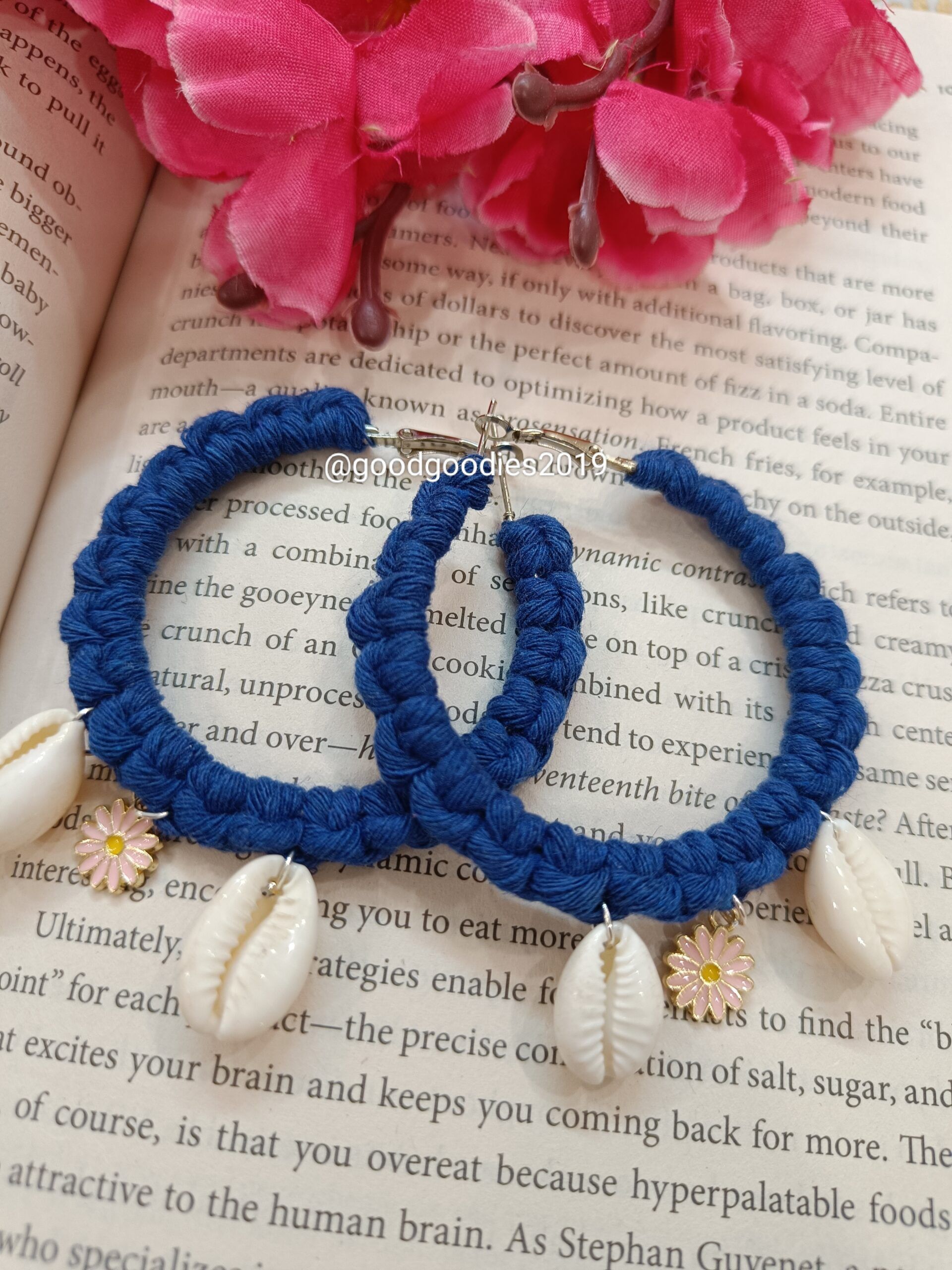 Macrame Jewellery|Round Hoops|Boho Fashion|Trendy|Festive Accessories|Handcrafted - Image 4