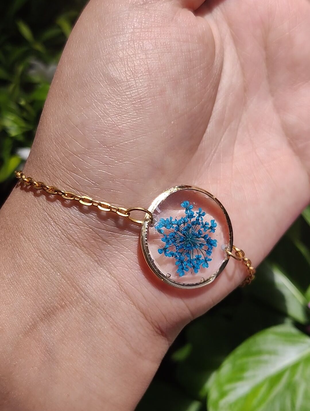 Resin Floral bracelet | Flower bracelet