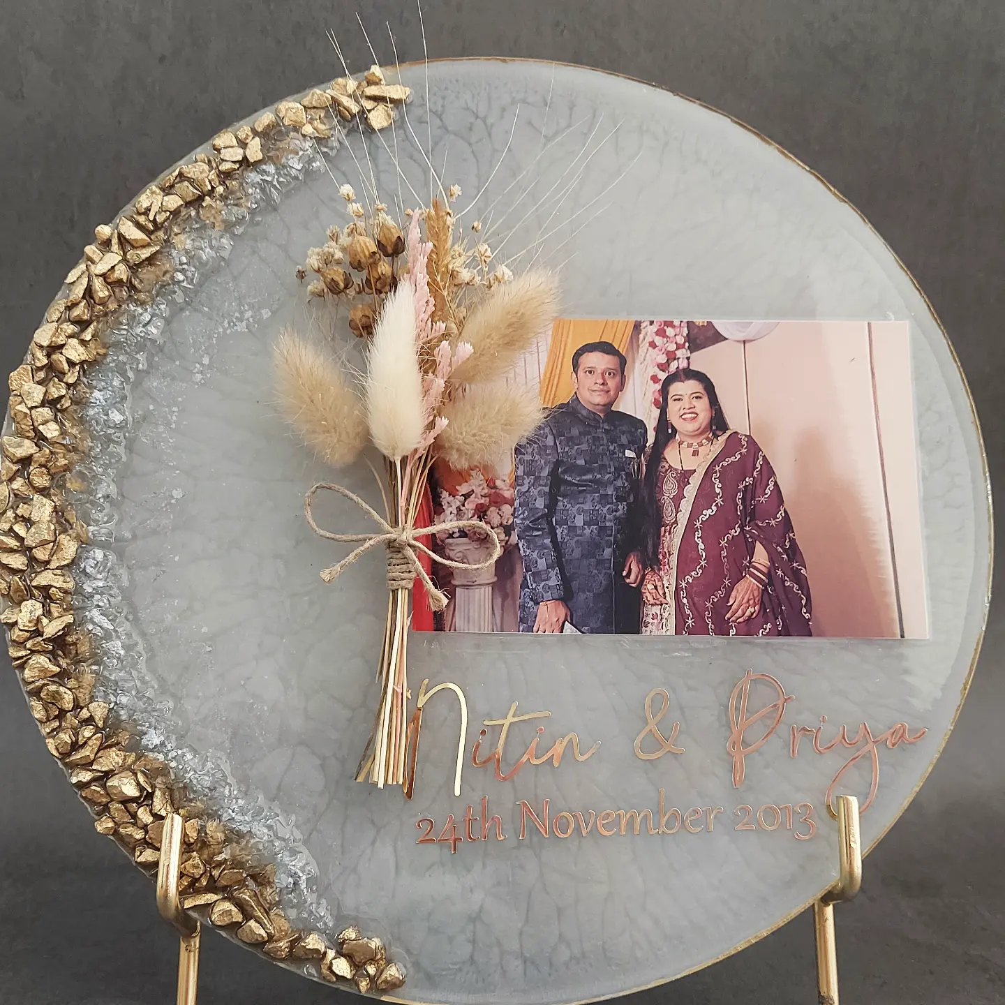 Photo Frame|10" Resin Frame|Anniversary Gift