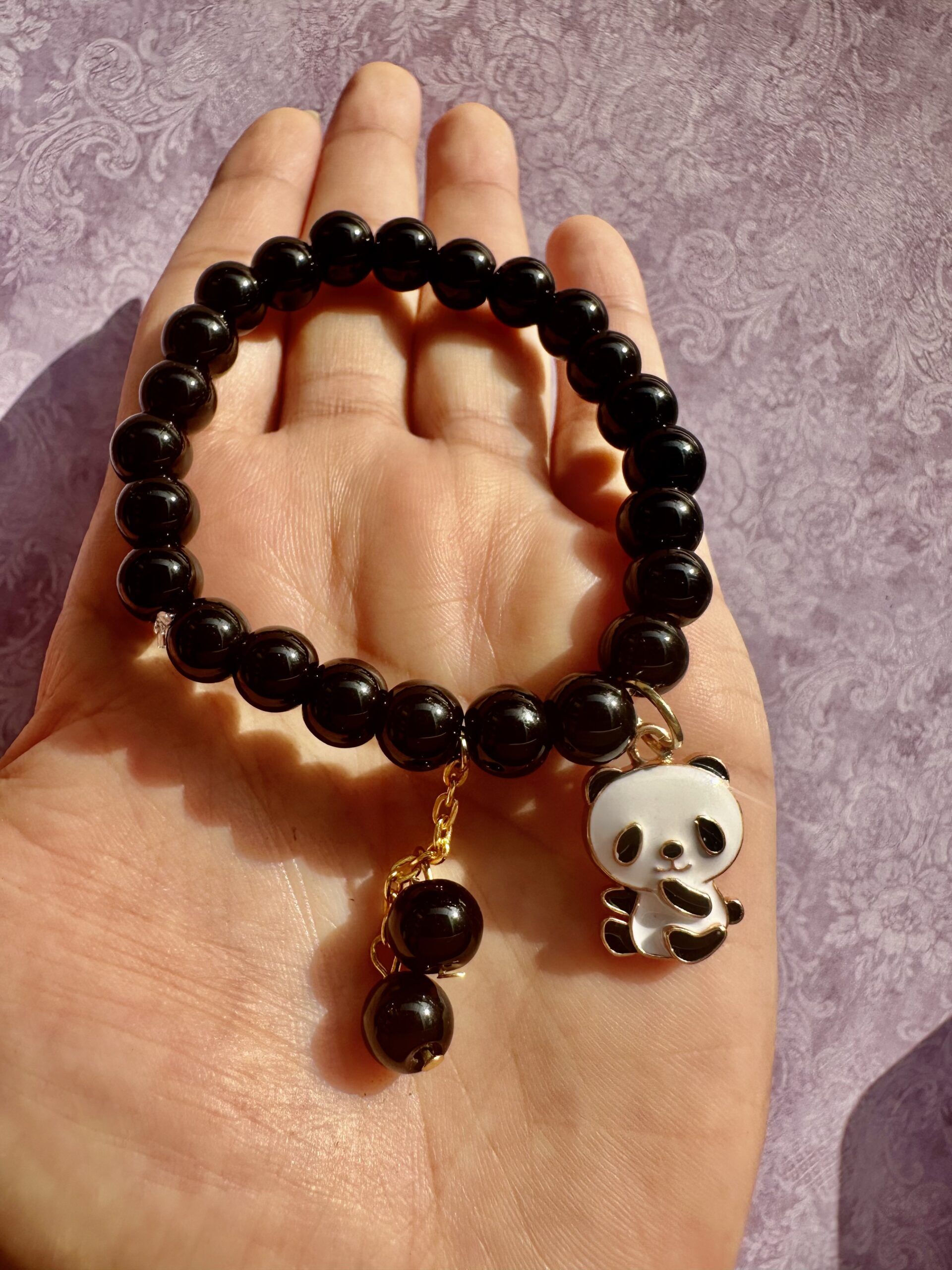 Black panda bracelet