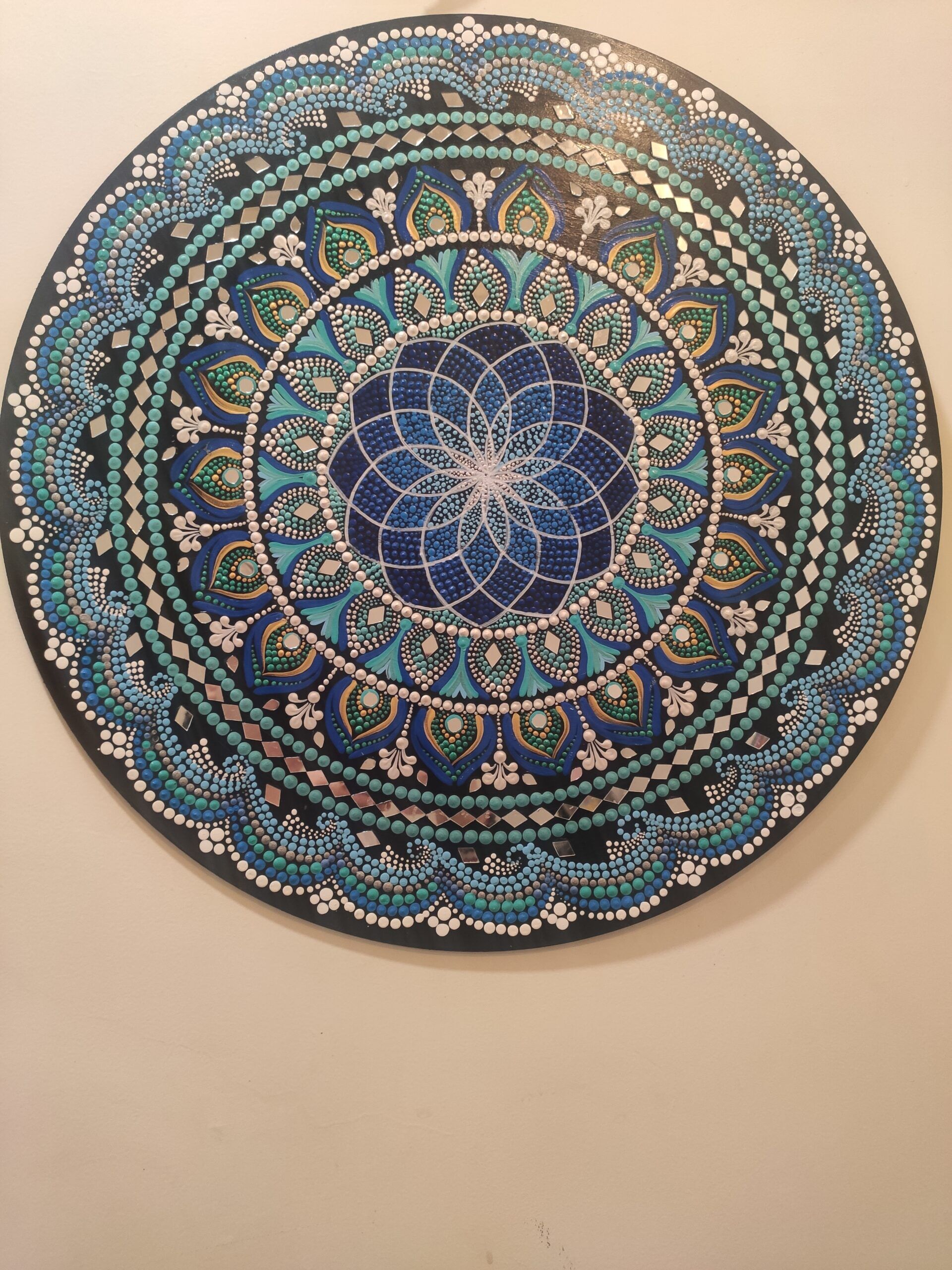 Torus dot mandala | Torus Dot Mandala Painting - Image 2