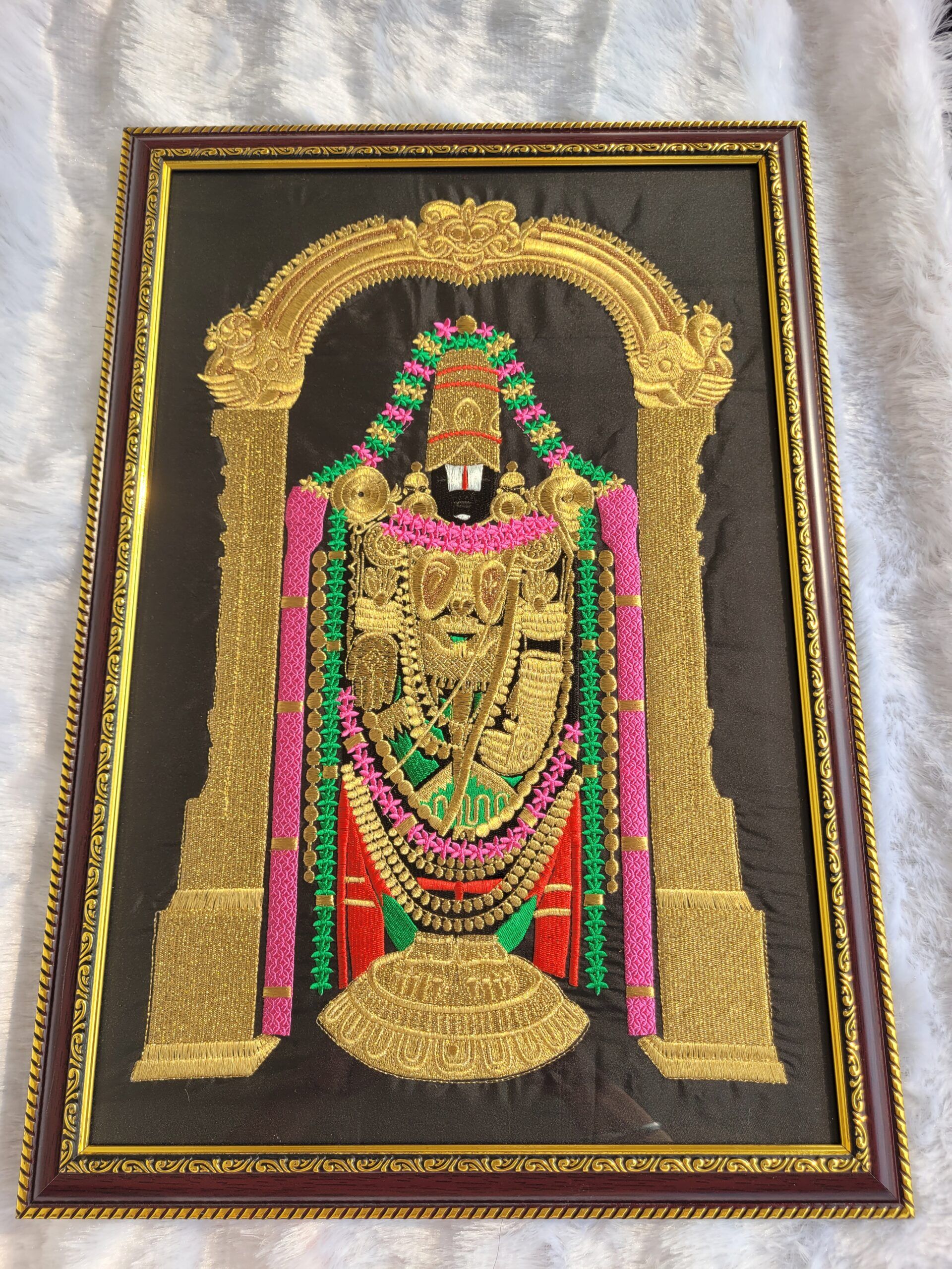 Venkateswara Embroidery photo frame - Image 2