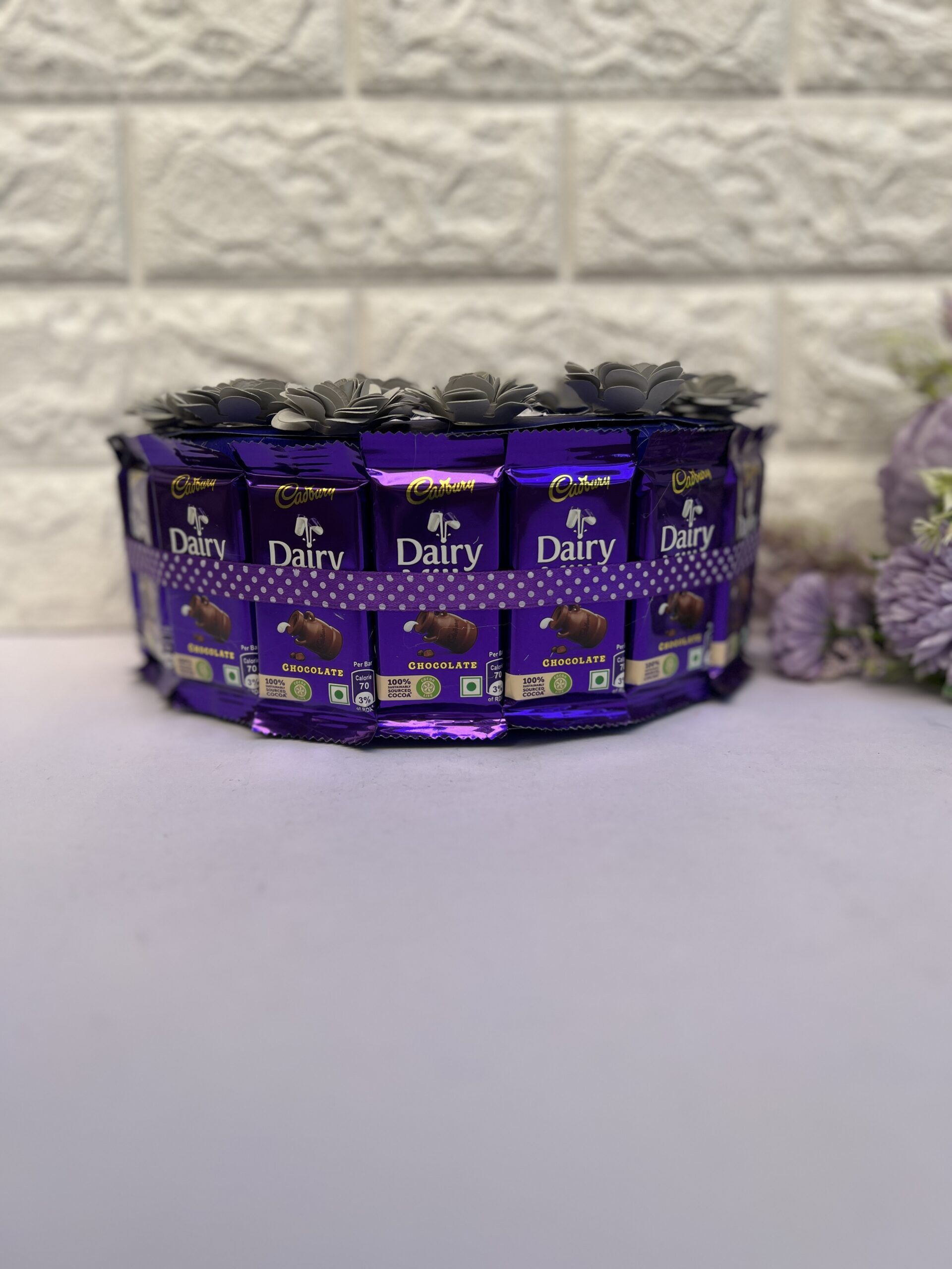 Chocolate tower | Tower of chocolate love | Gift for 6 month anniversary - Image 2