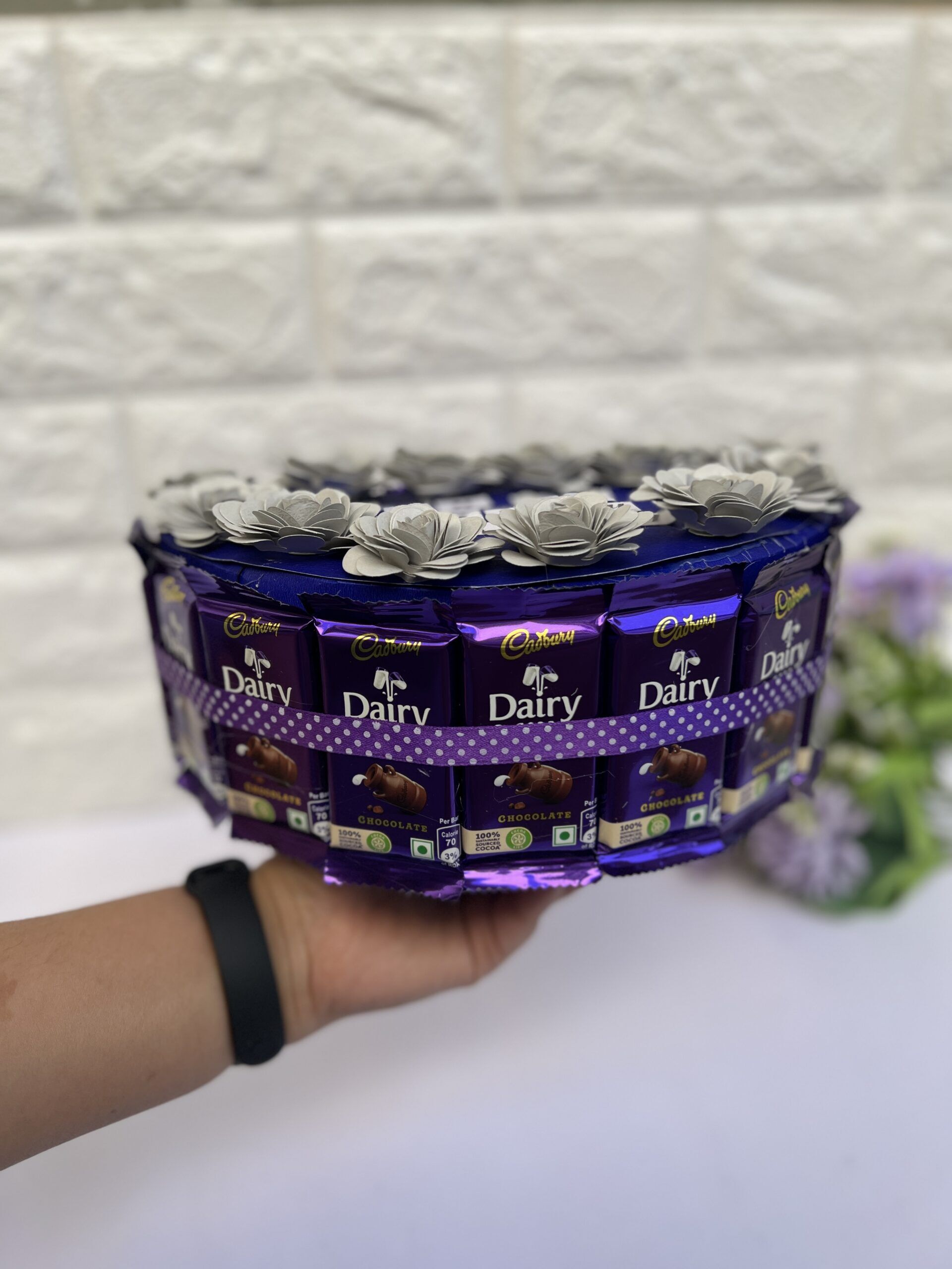 Chocolate tower | Tower of chocolate love | Gift for 6 month anniversary