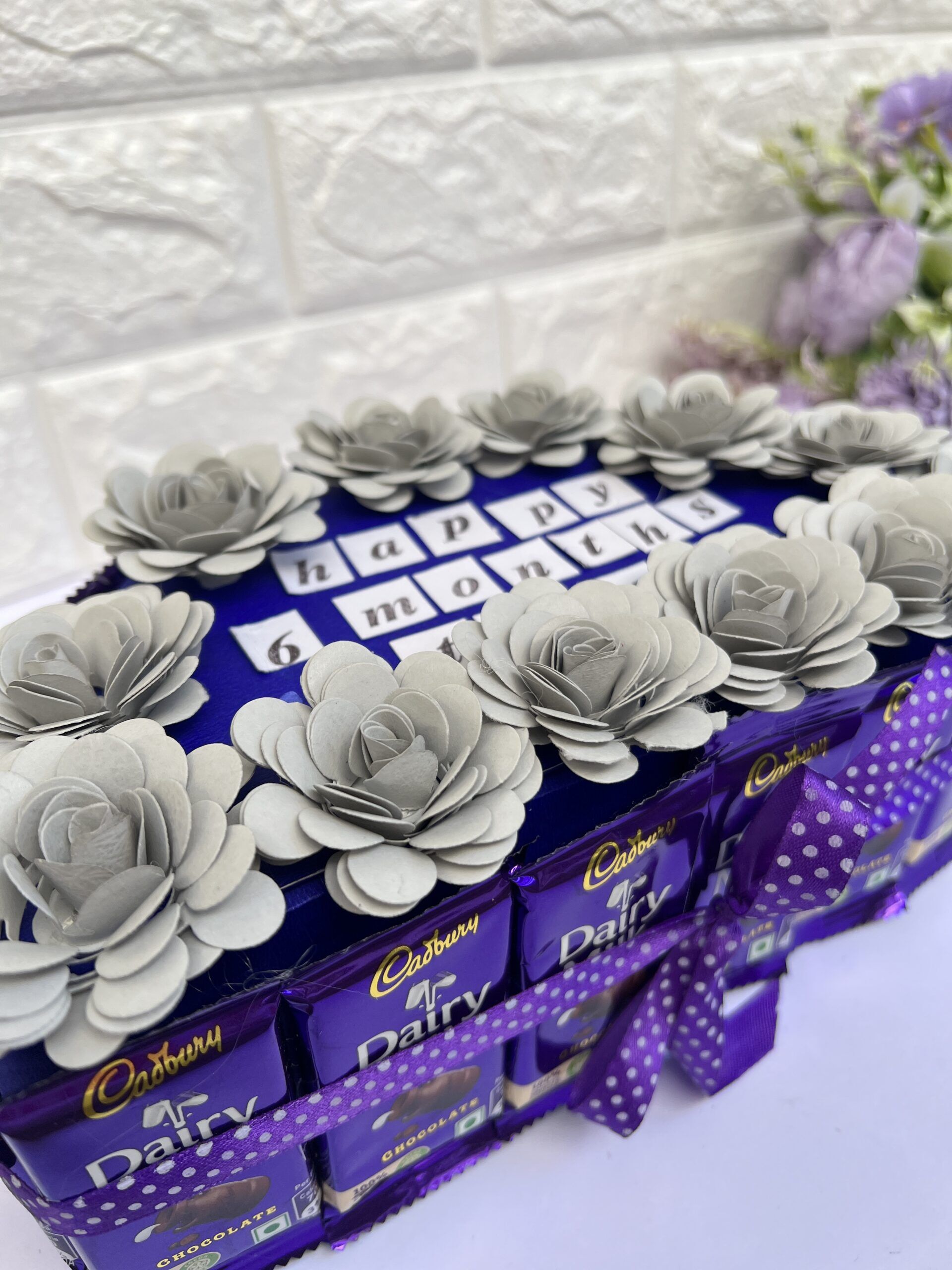 Chocolate tower | Tower of chocolate love | Gift for 6 month anniversary - Image 5