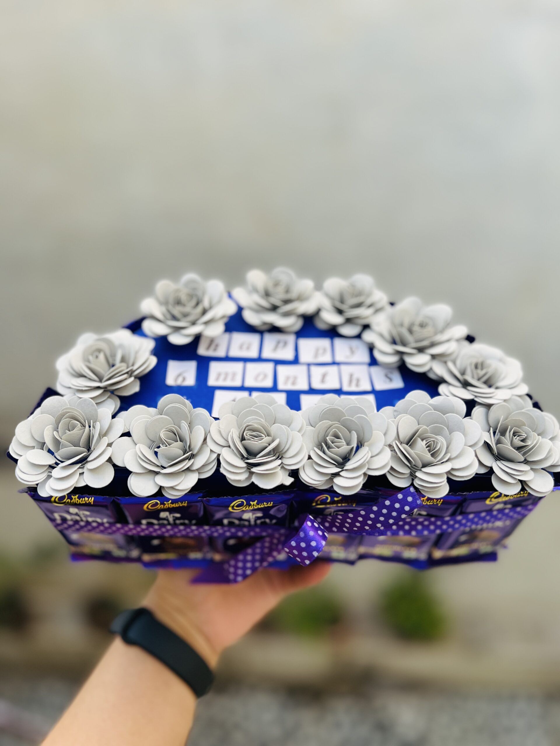 Chocolate tower | Tower of chocolate love | Gift for 6 month anniversary - Image 4