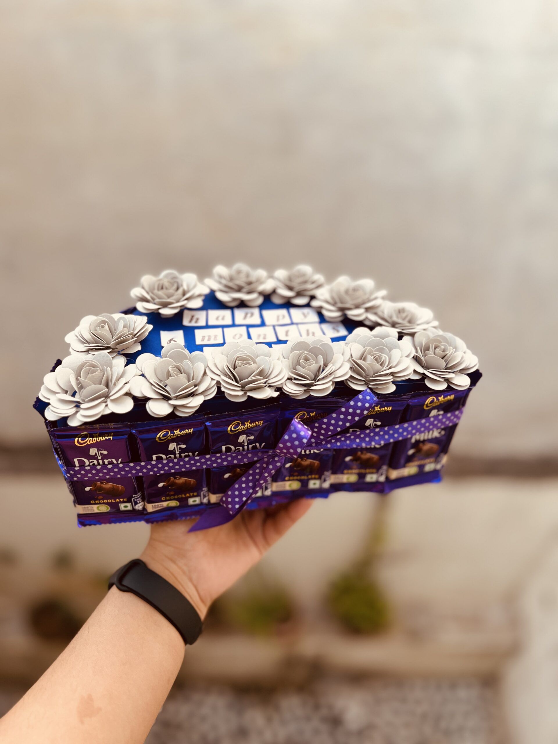 Chocolate tower | Tower of chocolate love | Gift for 6 month anniversary - Image 9