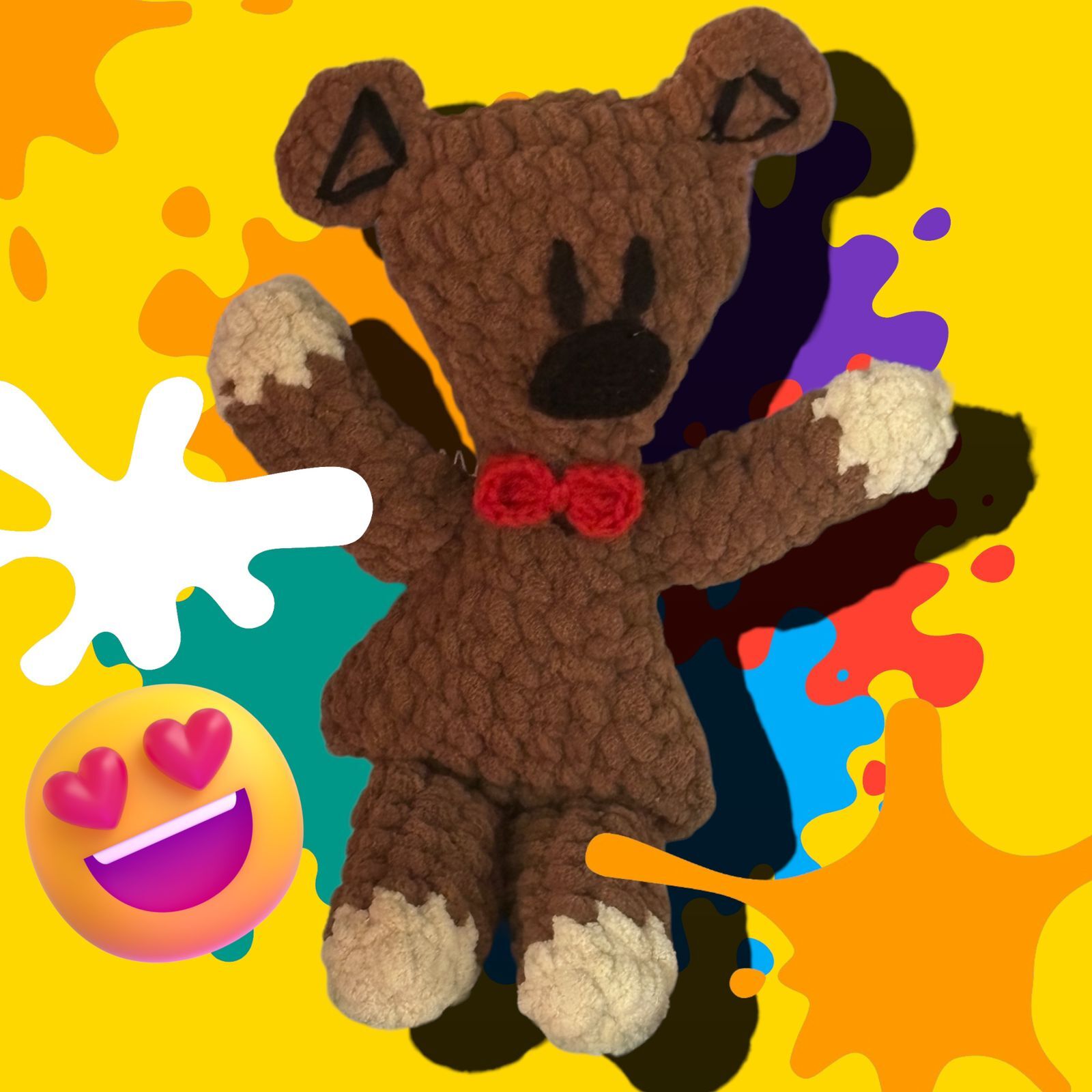 Mr. Bean Teddy Crochet | Mr Bean Teddy Bear | Handmade Gifts for Kids