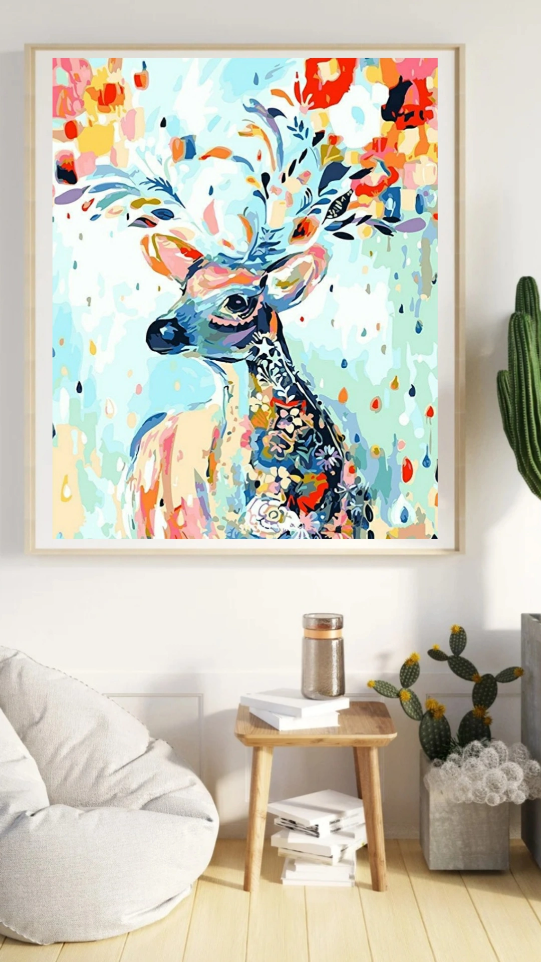 Beautiful deer acrylic wall painting| home decor | Wall Decor
