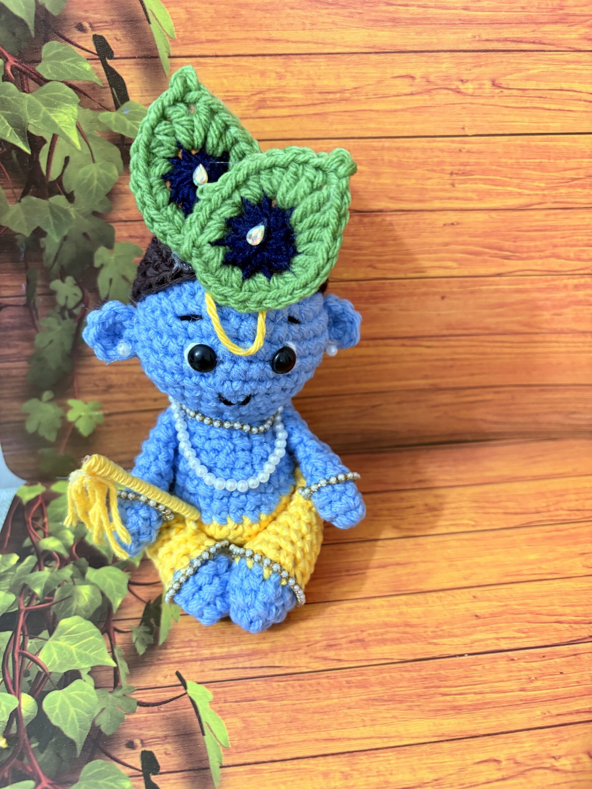 Crochet cute Krishna doll | Baby Krishna Doll | Krishna Plush Toy